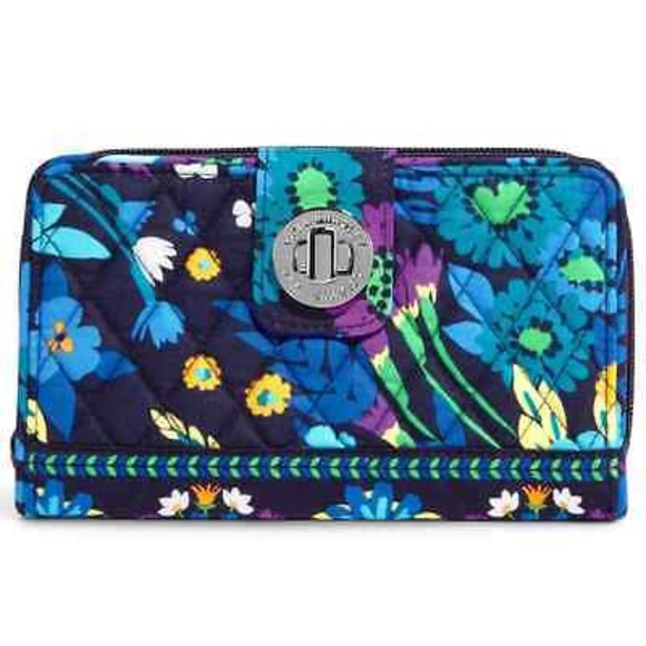 vera bradley midnight blues wallet